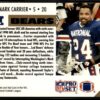 1991 Pro Set Chicago Bears #1A Mark Carrier