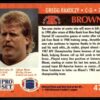 1990 Pro Set Super Bowl 160 Cleveland Browns #476 Gregg Rakoczy