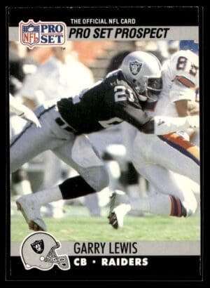 1990 Pro Set Super Bowl 160 Los Angeles Raiders #752 Garry Lewis
