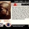 1990 Pro Set Super Bowl 160 Los Angeles Raiders #752 Garry Lewis