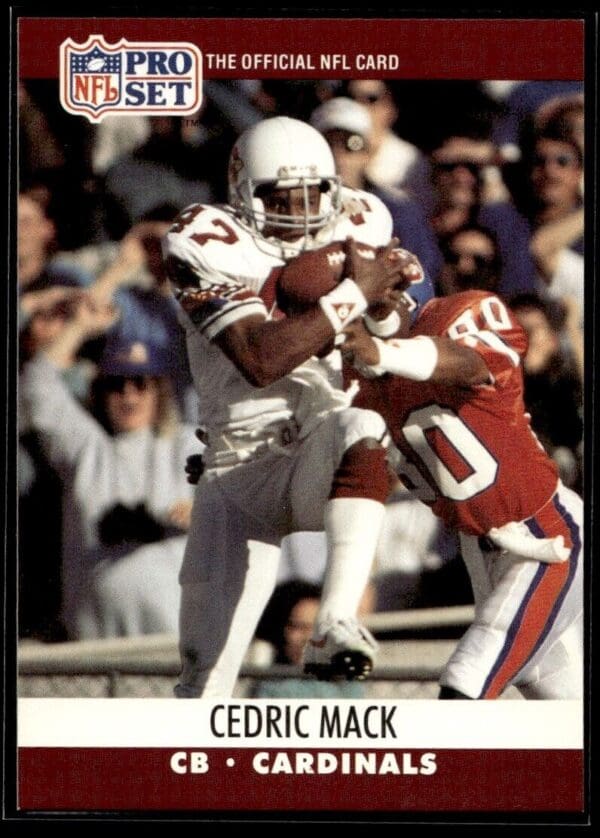 1990 Pro Set Super Bowl 160 Phoenix Cardinals #616 Cedric Mack