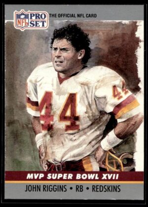_10 1990 Pro Set Super Bowl 160 Washington Redskins #17 John Riggins