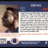 1990 Pro Set Super Bowl 160 San Francisco 49ers #411 Jerry Rice