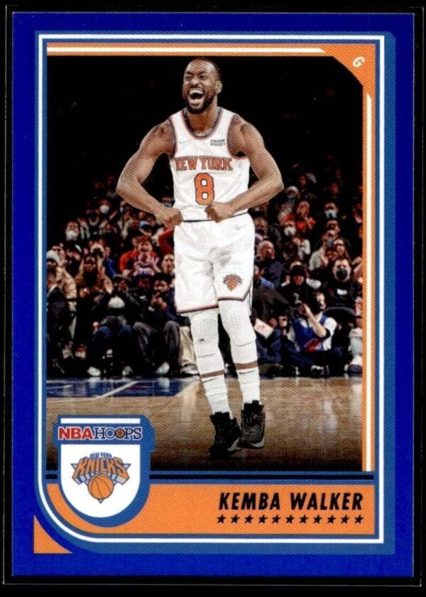 _10 2022 Hoops New York Knicks #22 Kemba Walker Blue