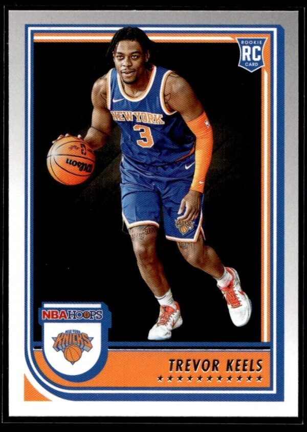 _10 2022 NBA Hoops New York Knicks #267 Trevor Keels RC Rookie