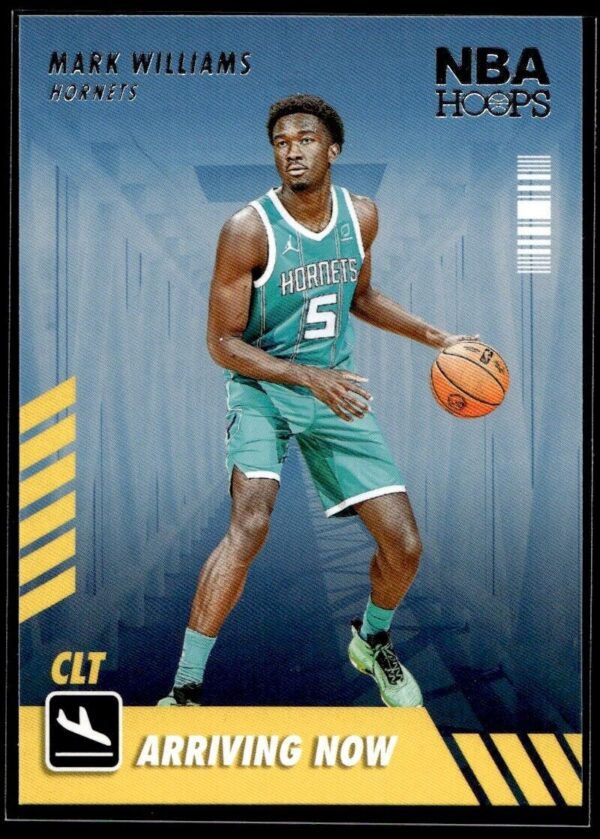 2022 Hoops Arriving Now Charlotte Hornets #15 Mark Williams RC Rookie
