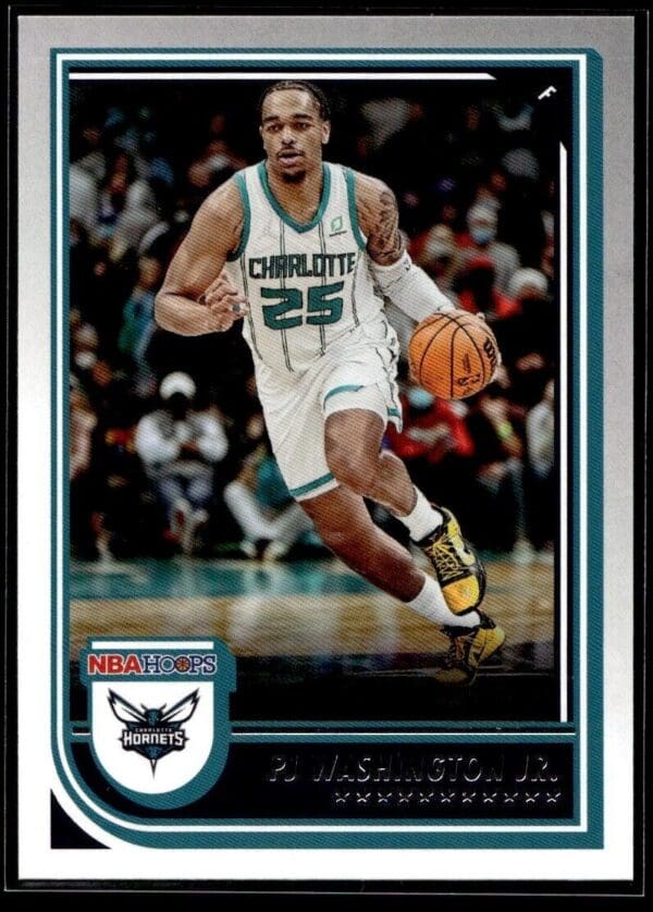 _10 2022 NBA Hoops Charlotte Hornets #92 PJ Washington Jr.