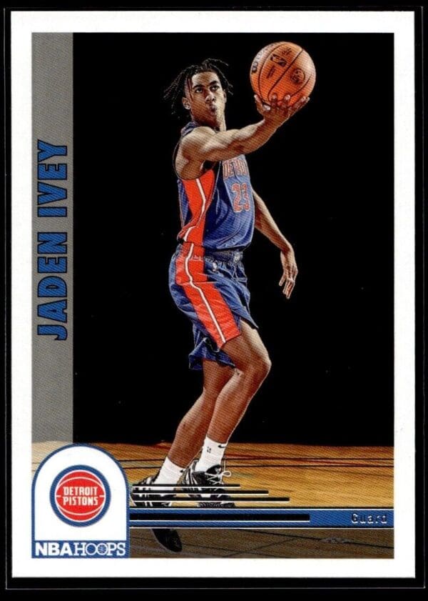 2022 NBA Hoops Detroit Pistons #285 Jaden Ivey RC Rookie Tribute