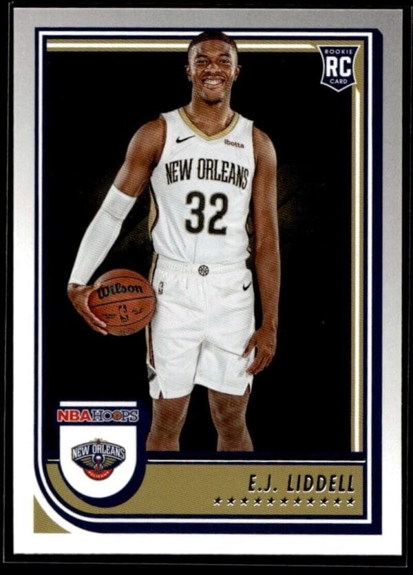2022 NBA Hoops New Orleans Pelicans #266 E.J. Liddell RC Rookie