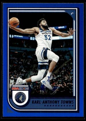 _10 2022 Hoops Minnesota Timberwolves #195 Karl-Anthony Towns Blue