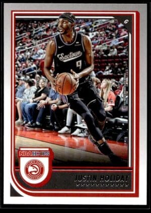 _10 2022 NBA Hoops Atlanta Hawks #161 Justin Holiday