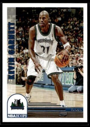 _10 2022 NBA Hoops Minnesota Timberwolves #299 Kevin Garnett Tribute