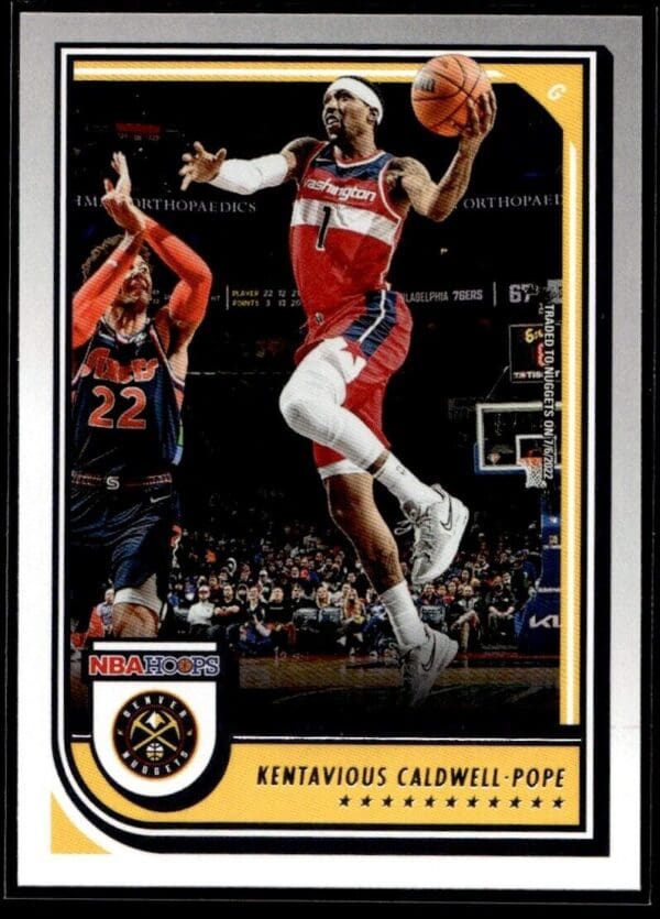 _10 2022 NBA Hoops Denver Nuggets #114 Kentavious Caldwell-Pope