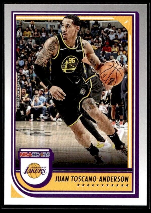 2022 NBA Hoops Los Angeles Lakers #173 Juan Toscano-Anderson