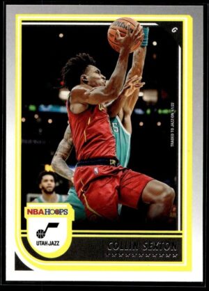 2022 NBA Hoops Utah Jazz #73 Collin Sexton