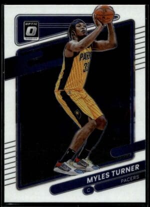 _10 2021 Donruss Optic Indiana Pacers #36 Myles Turner