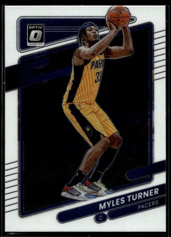 _10 2021 Donruss Optic Indiana Pacers #36 Myles Turner