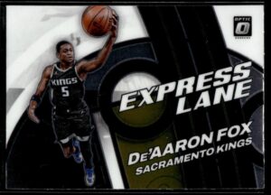_10 2021 Donruss Optic Express Lane Sacramento Kings #10 De'Aaron Fox