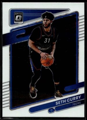 _10 2021 Donruss Optic Philadelphia 76ers #91 Seth Curry