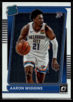 _10 2021 Donruss Optic Oklahoma City Thunder #191 Aaron Wiggins RC Rookie