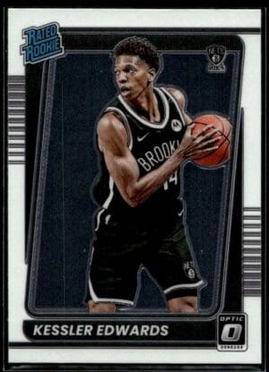 _10 2021 Donruss Optic Brooklyn Nets #204 Kessler Edwards RC Rookie