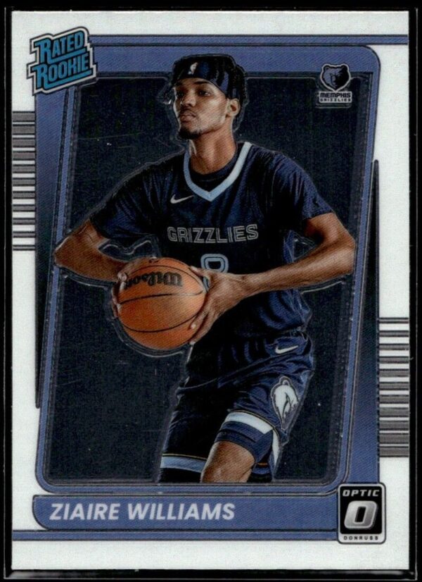 2021 Donruss Optic Memphis Grizzlies #248 Ziaire Williams RC Rookie