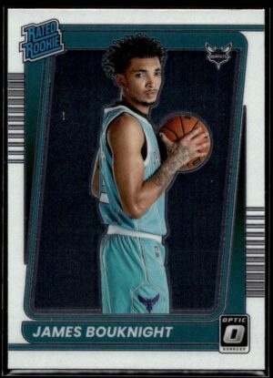 _10 2021 Donruss Optic Charlotte Hornets #201 James Bouknight RC Rookie