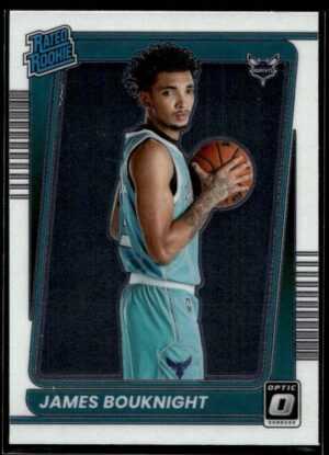 _10 2021 Donruss Optic Charlotte Hornets #201 James Bouknight RC Rookie