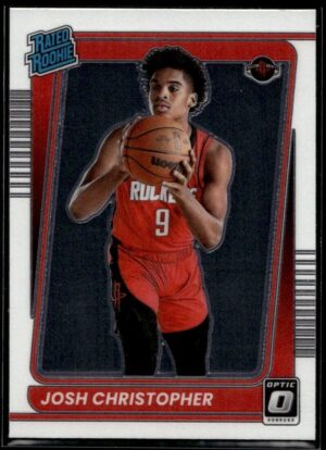 _10 2021 Donruss Optic Houston Rockets #250 Josh Christopher RC Rookie