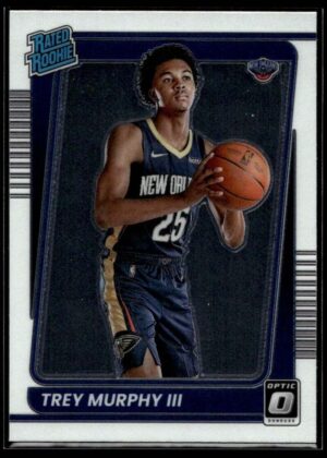 _10 2021 Donruss Optic New Orleans Pelicans #228 Trey Murphy III RC Rookie