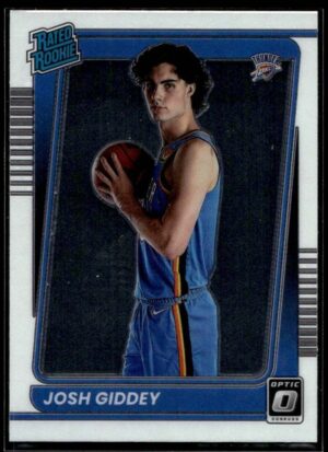 _10 2021 Donruss Optic Oklahoma City Thunder #202 Josh Giddey RC Rookie