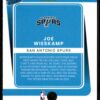 2021 Donruss Optic San Antonio Spurs #230 Joe Wieskamp RC Rookie