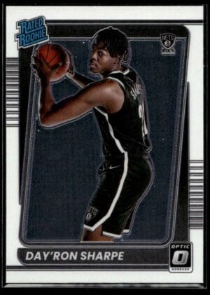 2021 Donruss Optic Brooklyn Nets #215 Day'Ron Sharpe RC Rookie