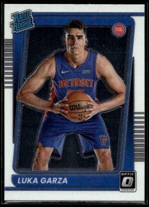 2021 Donruss Optic Detroit Pistons #214 Luka Garza RC Rookie