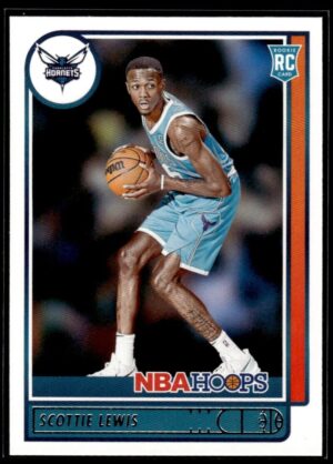 2021 NBA Hoops Charlotte Hornets #209 Scottie Lewis RC Rookie