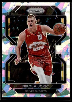 2021 Panini Prizm Cracked Ice Denver Nuggets #32 Nikola Jokic