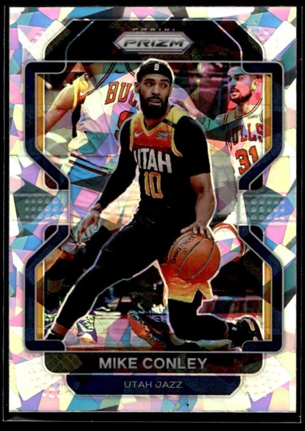 2021 Panini Prizm Cracked Ice Utah Jazz #117 Mike Conley