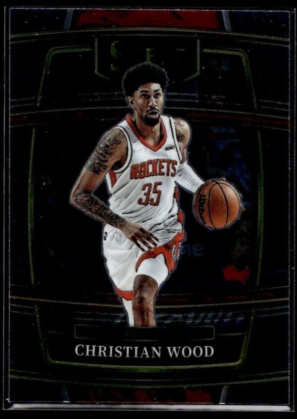 _10 2021 Panini Select Houston Rockets #61 Christian Wood