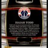2021 Panini Select Washington Wizards #65 Isaiah Todd Concourse