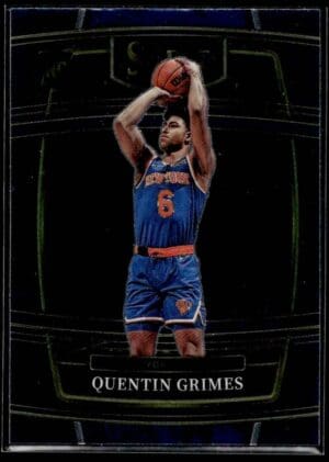 _10 2021 Panini Select New York Knicks #24 Quentin Grimes RC Rookie Concourse