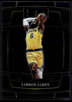 _10 2021 Panini Select Los Angeles Lakers #100 LeBron James