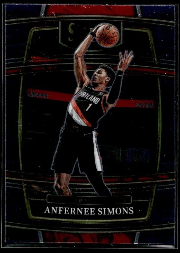 2021 Panini Select Portland Trail Blazers #29 Anfernee Simons