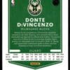 2021 Donruss Optic Milwaukee Bucks #90 Donte DiVincenzo
