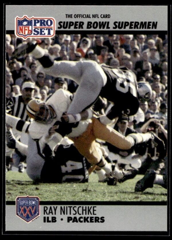 1990 Pro Set Super Bowl 160 Green Bay Packers #92 Ray Nitschke