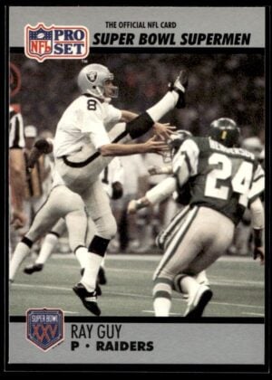 _10 1990 Pro Set Super Bowl 160 Oakland Raiders/Los Angeles Raiders #116 Ray Guy