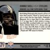 1990 Pro Set Super Bowl 160 Pittsburgh Steelers #25 Donnie Shell