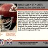 1990 Pro Set Super Bowl 160 Kansas City Chiefs #82 Curley Culp