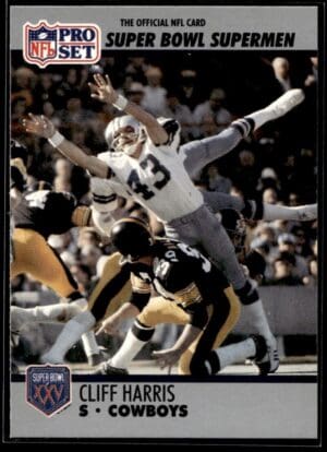 1990 Pro Set Super Bowl 160 Dallas Cowboys #110 Cliff Harris