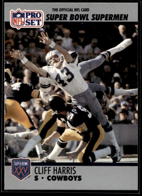 _10 1990 Pro Set Super Bowl 160 Dallas Cowboys #110 Cliff Harris