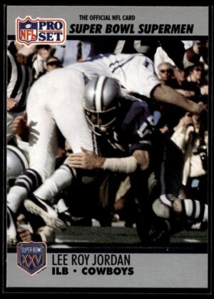1990 Pro Set Super Bowl 160 Dallas Cowboys #89 Lee Roy Jordan